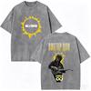 Legendary Russia Rock Band Viktor Tsoi Kino Vintage Washed Tshirts Men Women Clothing Fashion Oversized Cotton Casual T Shirt