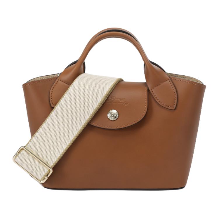 

Longchamp Épure Mini Dumpling Bag With Detachable Adjustable Shoulder Strap Women Shoulder Bag Gold Brown 10319HFY504 Basic Set (Bag+Dust Bag)