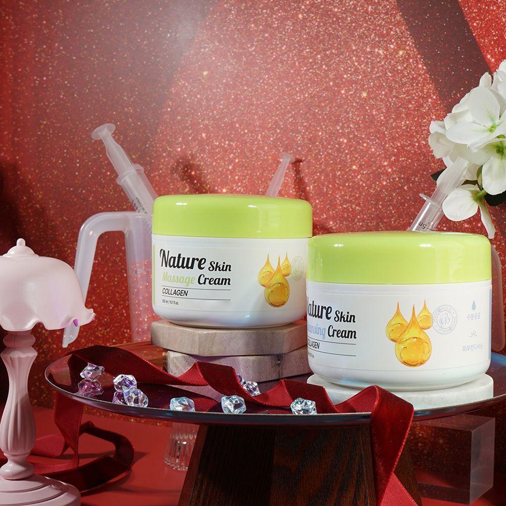 Collagen MUYPCFAT Easy Home Skin Massage Cream + Cleansing Cream 300ml