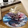 Naruto Sakura Round Chair Mat - Anime Inspired Home Decor Rug for Office, Living Room, Bedroom, Gift Idea0423b