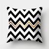 Gold Black Geometric Cushion Cover Polyester Decorative Sofa Cushions Pillow Covers Throw S   Cases Home Decor