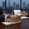 Men's Luminous Watch Large Dial Dual Calendar Automatic Movement Wristwatch for Business