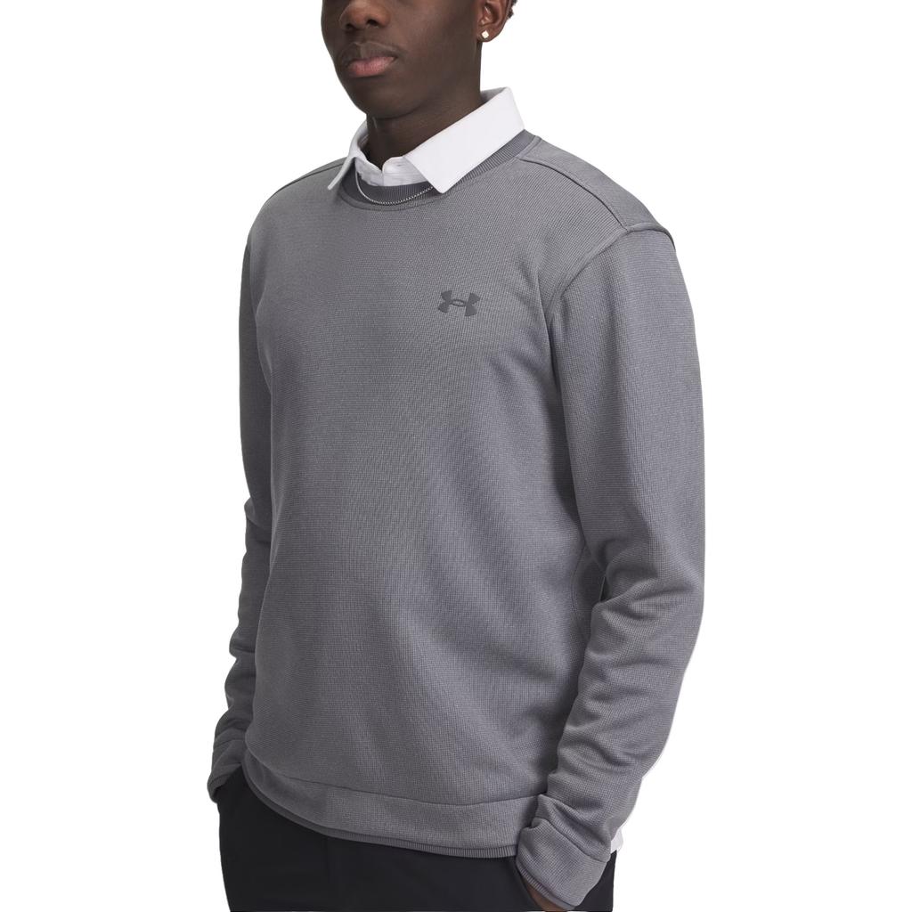 Under Armour Logo Round Neck Sports Long Sleeve Sweatshirt Men sweatshirt 6003723-025