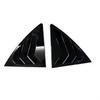 For Toyota Corolla 2007 2008 2009 2010-2013 ABS Plastic Rear Window Quarter Louver Cover Side Vent Trim Car Adhesive Accessories