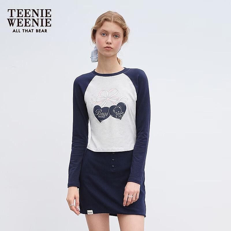 Teenie Weenie Bear Nova Women s Autumn Cartoon Print T-Shirt M