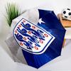 Ombrello Automatico Stampato con Stemma della Nazionale Inglese, 8 Stecche per Viaggio, Campeggio, Ombrello Casual, Regalo Essenziale per la famiglia e gli amici