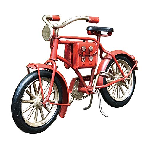 Akizuki Trading Good Old Messenger Bicycle RED W16×D5.5×H9.5cm 1910D-2001