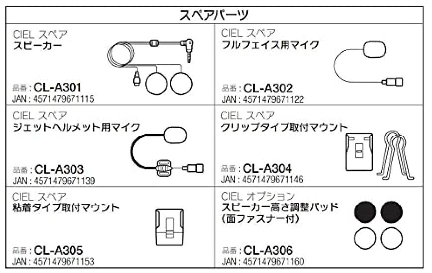 CIEL Intercom Spare Speaker (Tourmate/Citymate) CL-A301