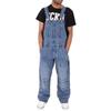 Overalls for Men Denim Suspenders Simple Multi Pocket Baggy Jeans Oversize Solid Mid Waist Loose Washed Jumpsuits Casual