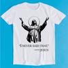 Jesus I Never Said That Printed Tshirt Womens and Unisexs Street Fun Top Comfortable Loose Short Sleeve Unisex Tshirt
