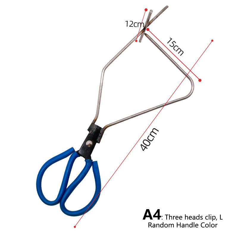 Stainless Steel Clay Sculpture Dipping Tong Colour Glaze Moulding Pottery Tool