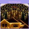 Decorative Outdoor Waterproof Christmas Led Icicle String Lights Warm White