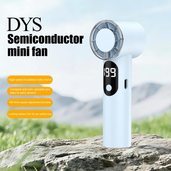 Lightweight Personal Fan Handheld Mini Fan, Portable Desk Quiet Cooling for Travel Office Home And Outdoor Accessories USB Rechargeable