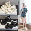 Super Fire Women's Sandals Summer New Velcro Outer Wear Casual Sports Small Thick-soled Women's Sandals