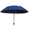12-Rib Dual-Use Sun & Rain Umbrella for Men & Women - Large, UV Protection, Folding Double-Person Design