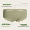 Women's Mid-rise Cotton Briefs with Antibacterial, Seamless, Cute, Solid-colour Triangle Panties