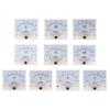 Kompaktes Amperemeter Analog Ampere-Messgerät Rechteckiges Panelmeter Stromtester 1A/2A/30A/50A/100A/100mA für Industrie