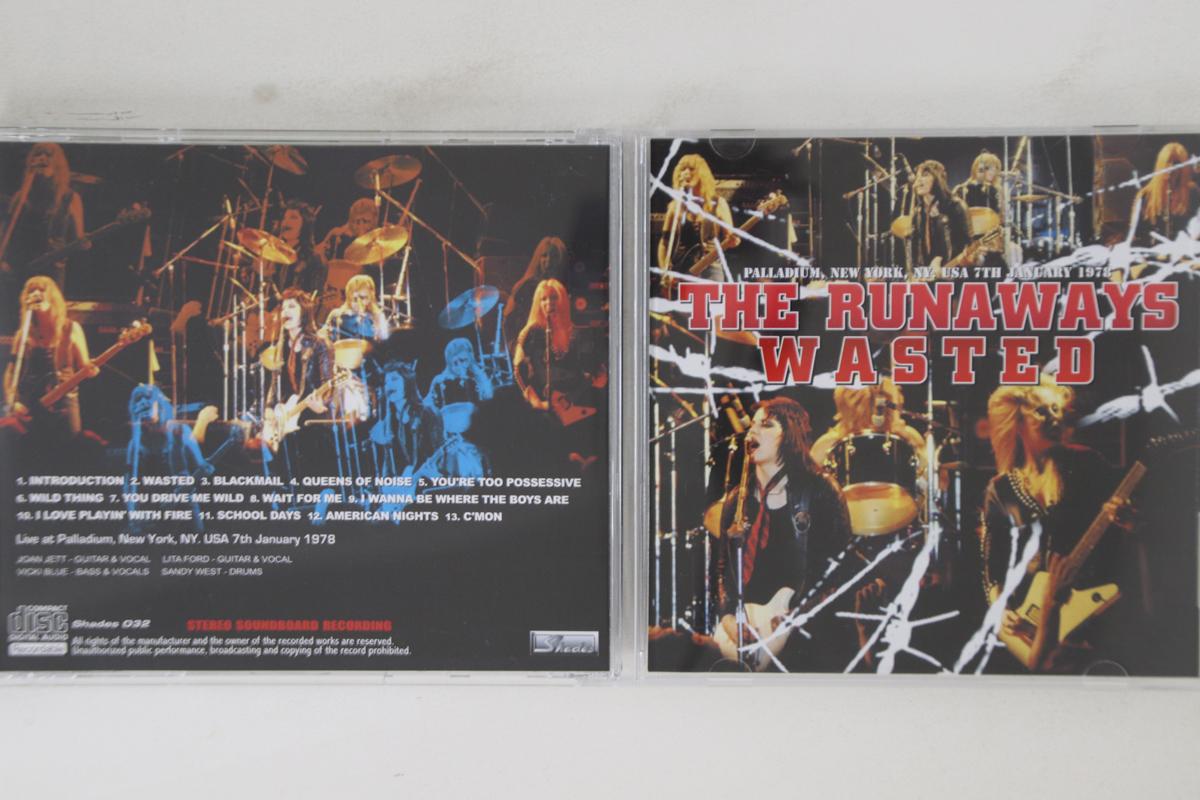 

CD RUNAWAYS - Wasted SHADES032 SHADES 2008 Japan Rock Used