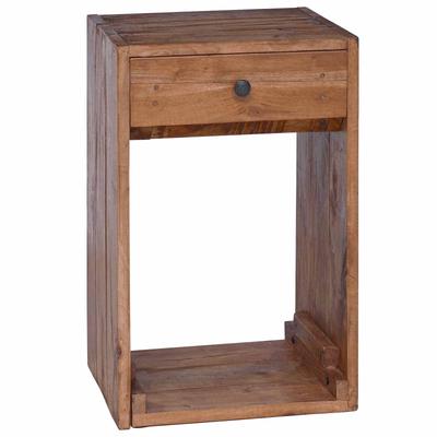 Nightstand Brown 63 X 30 X 79 Cm Solid Mahogany Wood