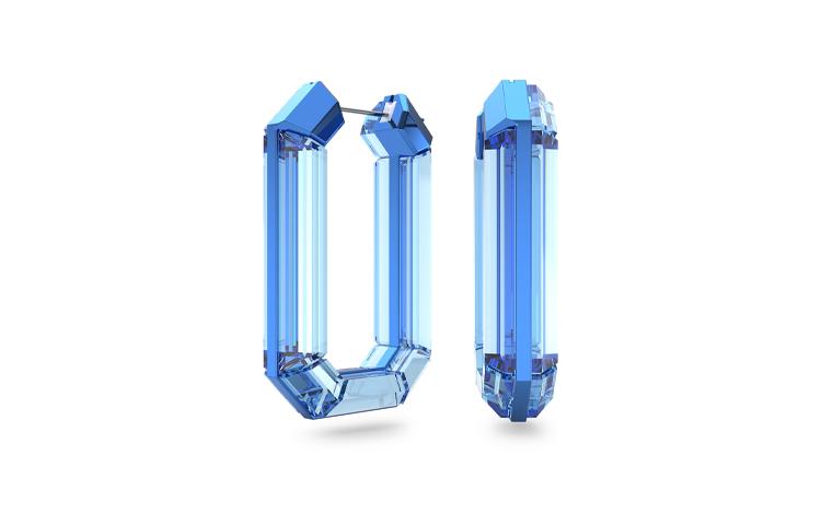 Kolczyki koła Swarovski Lucent 5633950 Blue|F gray
