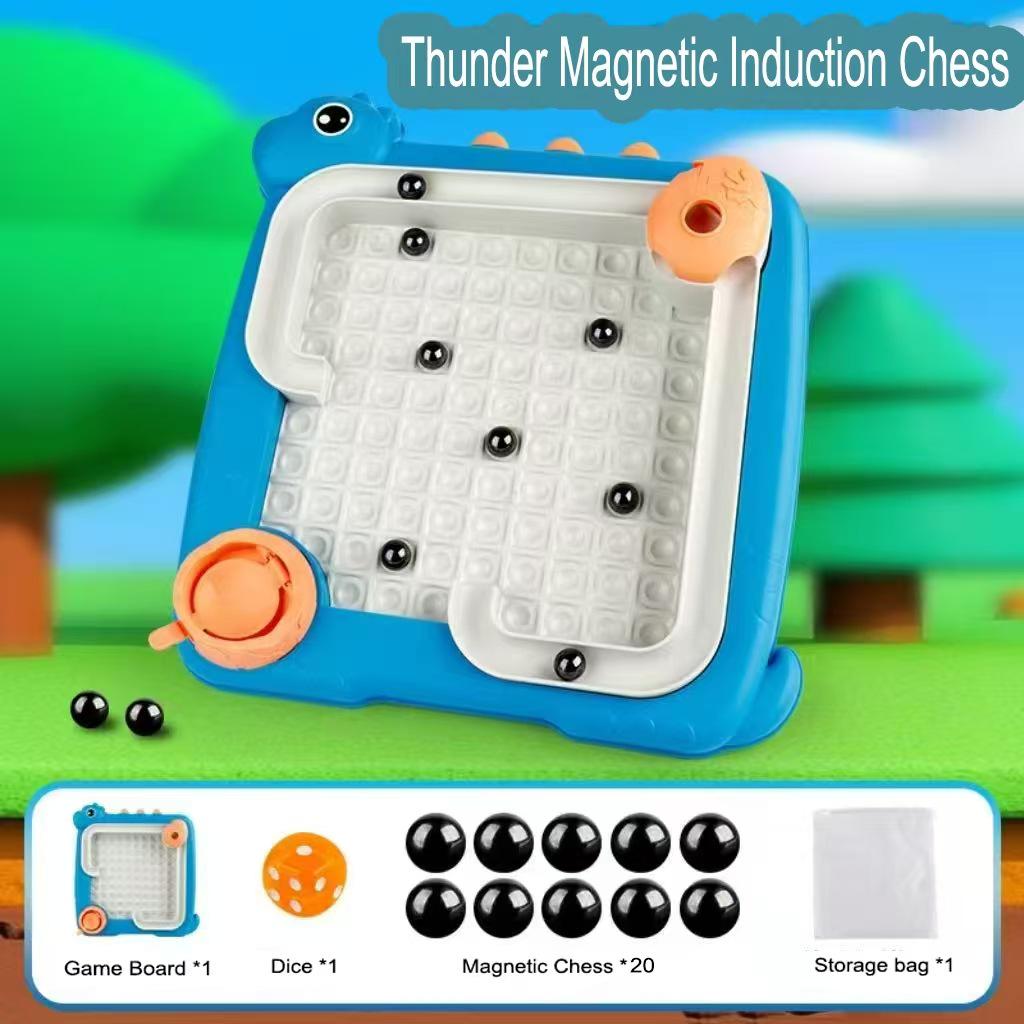 

Динозавр Гром Магнитная Индукция Шахматная Головоломка - Игрушка для Фокуса и Взаимодействия Родителей и Детей