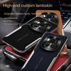 For Honor Magic 6 6 Pro 6 RSR Electroplating Plain Leather Color-blocked Soft Edge All-Inclusive Shockproof Phone Case