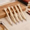 4Pieces Funny Bone Pattern Ballpoint Pens Comfortable Grip And Quick Drying Inks For Home Offices School Daily Writing