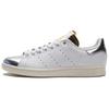 Stan Smith White Silver Gold Unisex Sneakers Footwear-White Metallic-Silver Metallic-Gold B24699