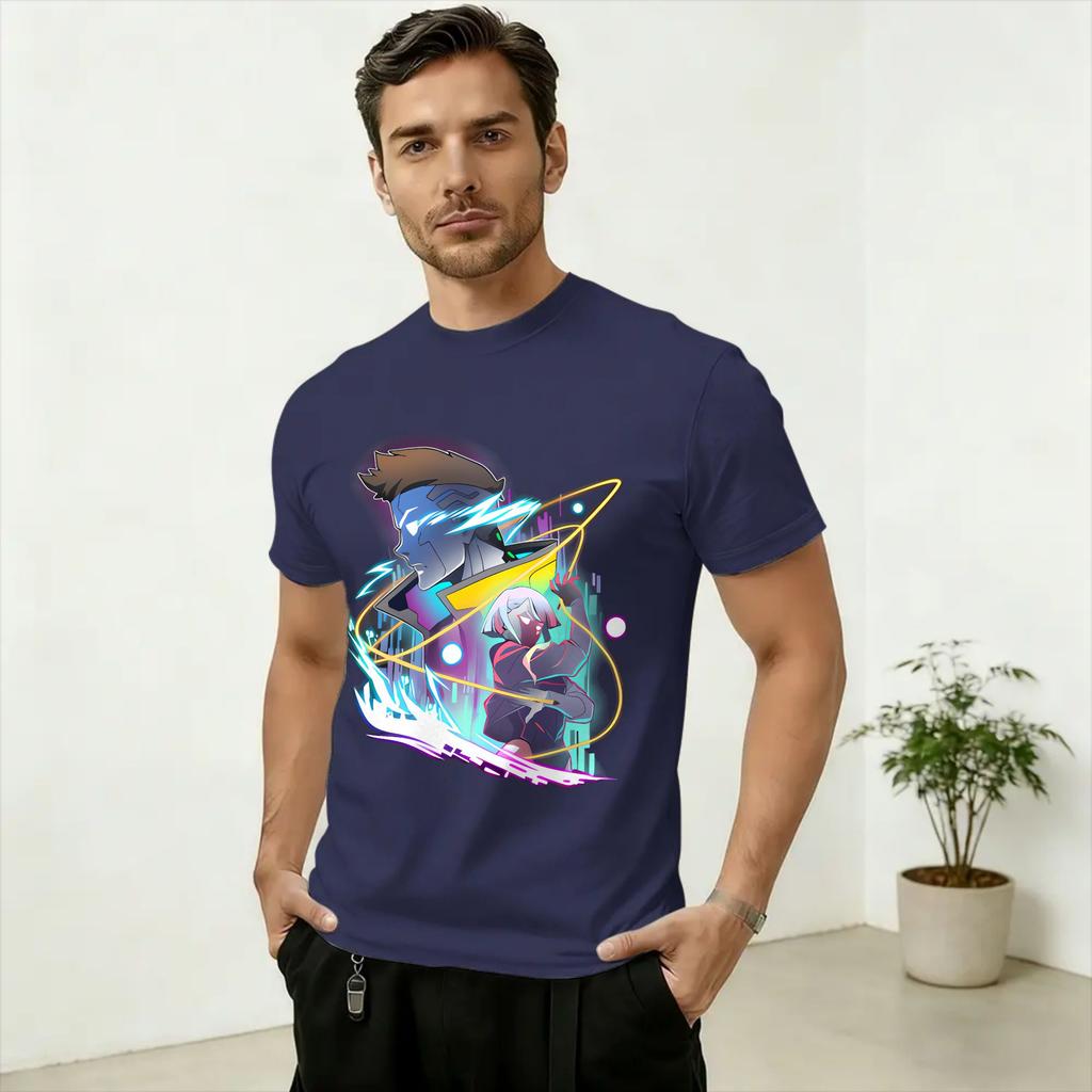 Unisex CCyberpunks Edgerunners T Shirts Pure Cotton Tops Novelty Short Sleeve O Neck Tees Printed TShirt