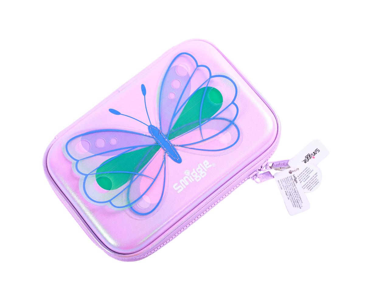 

Lively Butterfly Multi-layer Lightweight Backpack for Kids - Expandable, Burden-Reducing Casual School Bag for Boys and Girls