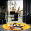 Shaun the Sheep Printed Round Rug Carpet Chair Rug Area Rug Entryway Doormats,for Office Chair Living Room Bedroom Kitchen Room.