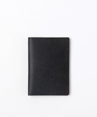 Oror Leftover Leather Card Holder Orwallet1-007 Saffiano Black