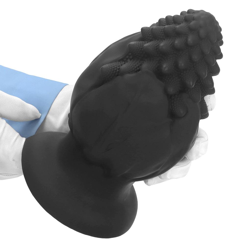Liquid Silicone Oversized Anal Plug Suction Cup Anus Anus Anus Chrysanthemum Fist Sex Toy Anal Expansion Penis