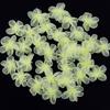 20pcs/lot 3cm Snow Gauze Fabric Flower Five Petals Plum Blossoms Artificial Flower For DIY Clothing Sewing Headwear Decoration