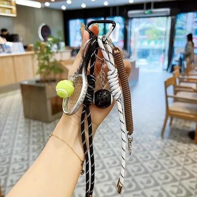 Kreatives Handgewebtes Seil Tennis Einzigartiges Webseil Billard Handtaschenzubehör Taschenanhänger