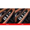 4PCS Carbon Fiber Car Window Switch Panel Cover Stickers Decoration Accessories For BMW 3 Series G20 G28 325li 330d 335