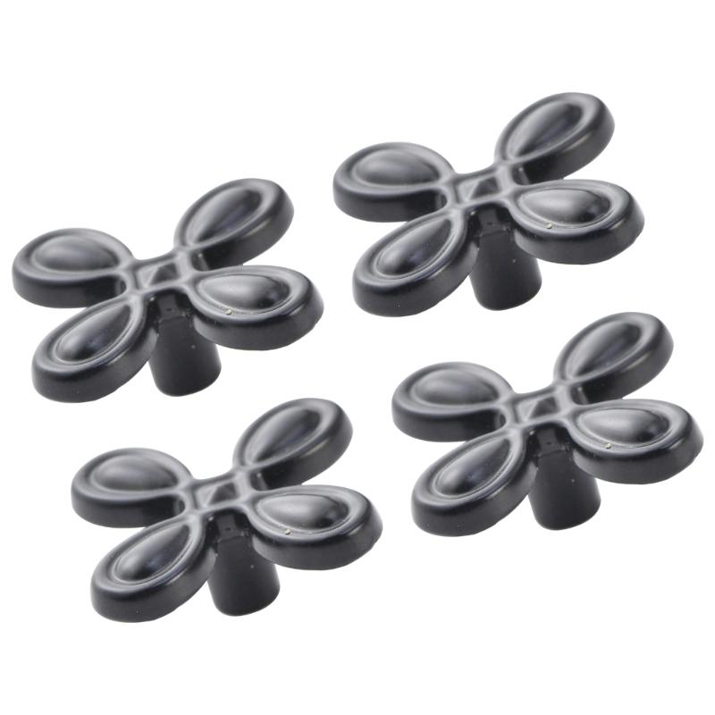  4pack Retros Brasses Clovers Cabinet Handle Zincs Alloys Retros Hardwares Pull