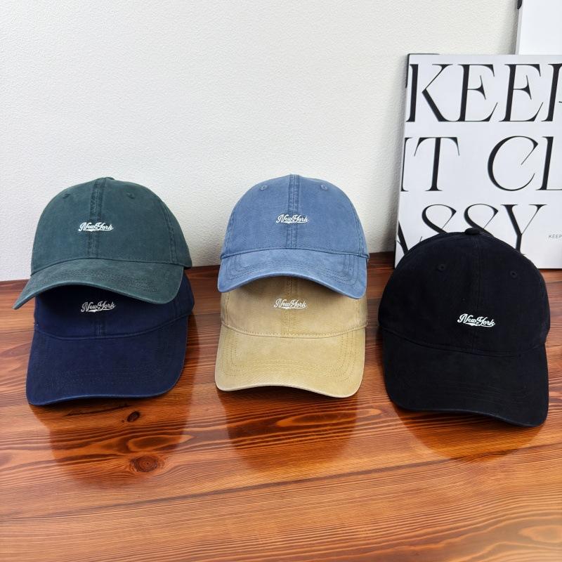 New soft top letter embroidery versatile baseball cap children spring and summer outdoor shading show face small cap men