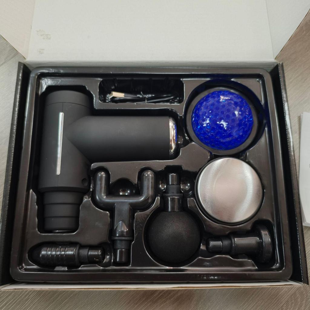 Multifunctional Hot & Cold Fascia Gun Muscle Massager Mini Device - Russian Bestseller with Hot Compress