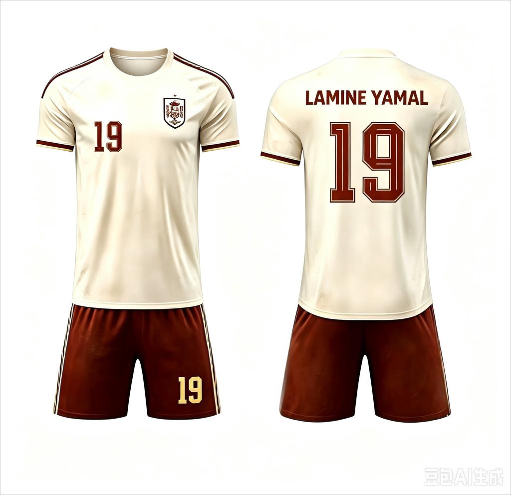 2026 Special Yamal 19 Football Jersey Tee & Shorts Set, Single Top Available,Spain Fans 2‑Piece Outfit Summer for Men Women Kids