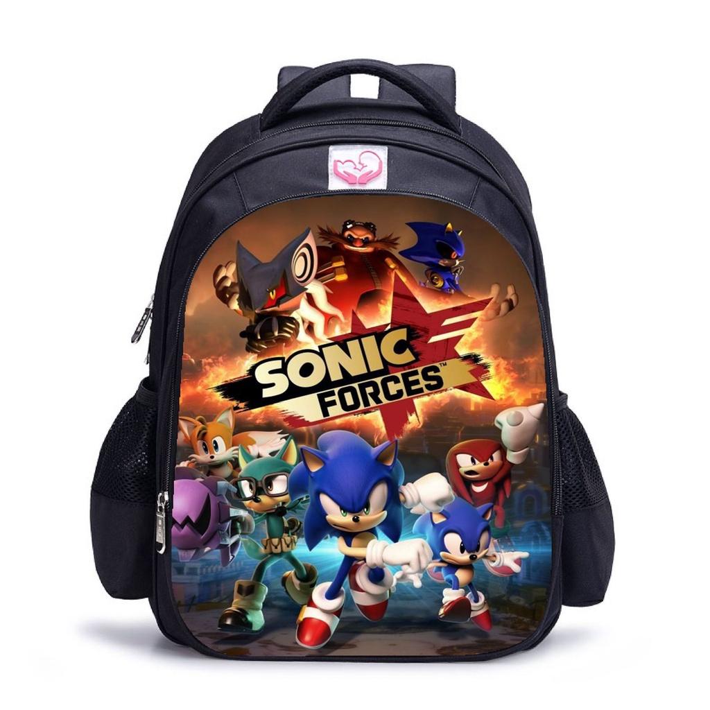 Sonic Schülerrucksack Große Kapazität Wasserdicht und Verschleißfest Kinderrucksack