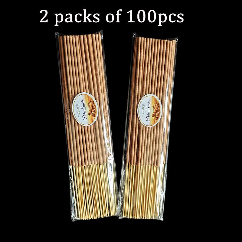 50/100pcs Premium Peruvian Sacred Wood Incense Stick Palo Santo Fragrance for Yoga Meditation Purifying Ideal Emotional Boosting