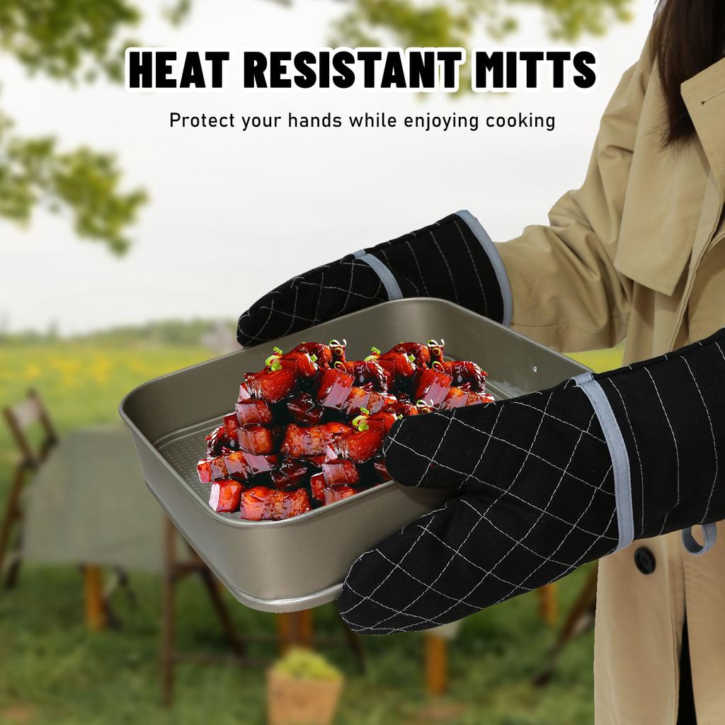 1 paio di guanti da forno – 32 cm a forma di guanto da forno, guanti da forno, guanti di protezione dal calore, guanti da panetteria