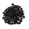 100 st Svampknapp Kupold sömnad Djurögon Docka DIY Craft Svart 12mm