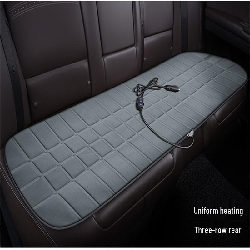 12V Heated Car Seat Cushion, Winter Warm, High/Low Gear for Small Cars