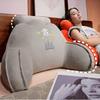 Cartoon Reading Pillow - Ergonomic Backrest Cushion Suitable for Bed/Sofa/Floor Solid Color Quilted Soft Breathable Multi Functional Bolster Pillows