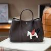 25 Years of New Garden Bag, First-layer Cowhide Tote Bag, Large-capacity Shopping Bag, Versatile Commuter Handheld Women's Bag