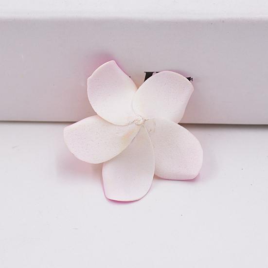 10 Pcs Artificial Flower Realistic Looking Fade-Resistant Colorful Decorative Faux Frangipani Flower