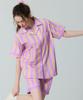 [OFF HOUR] Candy Breeze Short-Sleeve Pajama Set [Shipped from Korea] 100% Authentic