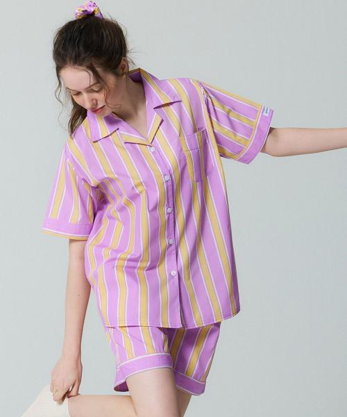 

[OFF HOUR] Candy Breeze Short-Sleeve Pajama Set [Shipped from Korea] 100% Authentic XL